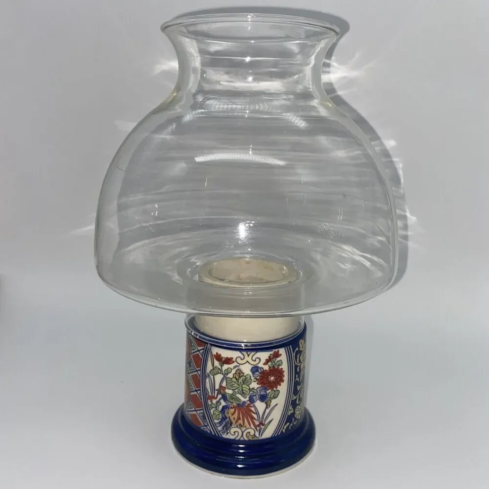 Vintage Gailstyn-Sutton Towle Japanese Votive Candle Holder With Glass Shade 10